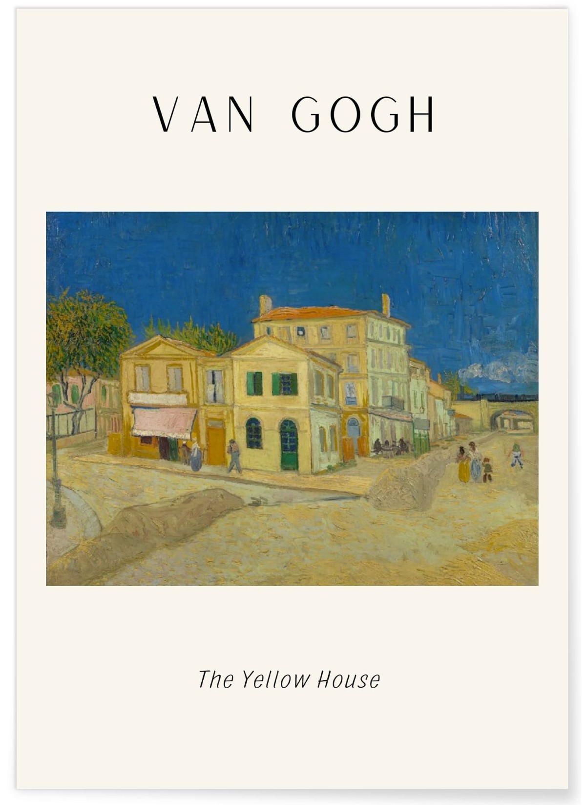 Affiche Van Gogh - The Yellow House