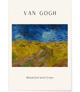 Affiche Van Gogh - Wheatfield with Crows