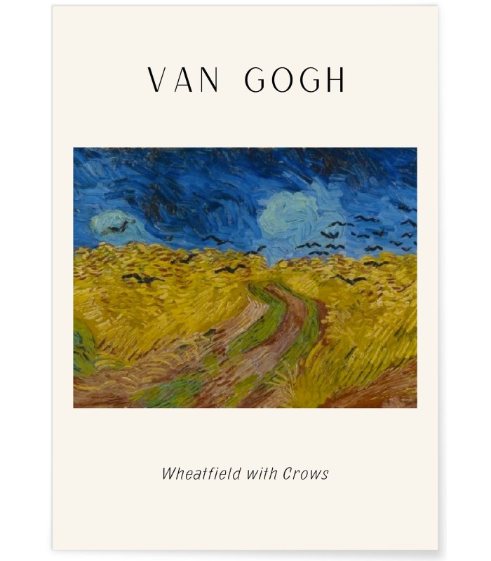 Affiche Van Gogh - Wheatfield with Crows