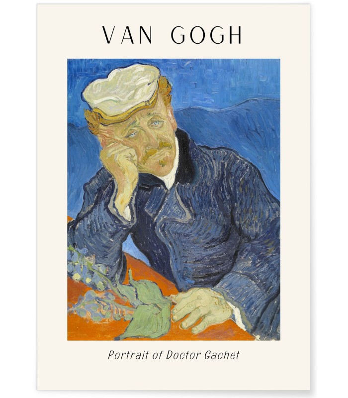 Affiche Van Gogh - Portrait of Doctor Gachet