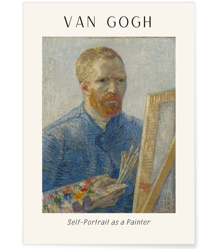 Affiche Van Gogh - Self-Portrait as a Painter