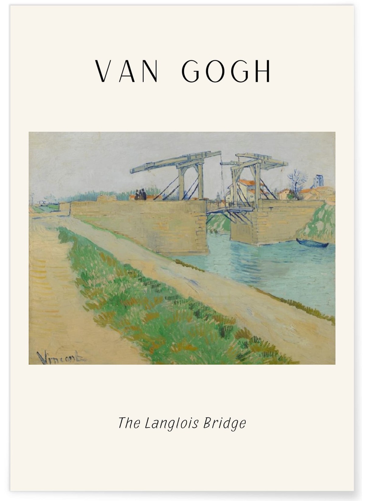 Affiche Van Gogh - The Langlois Bridge