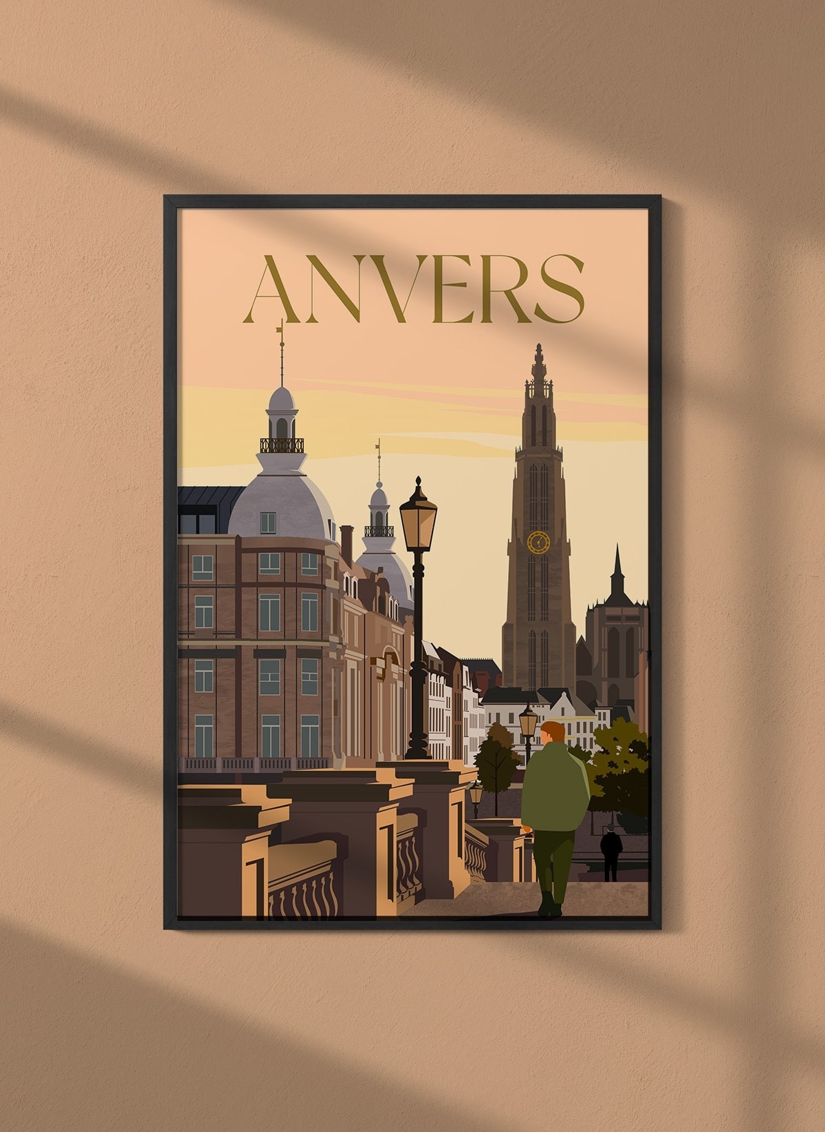 Affiche ville Anvers