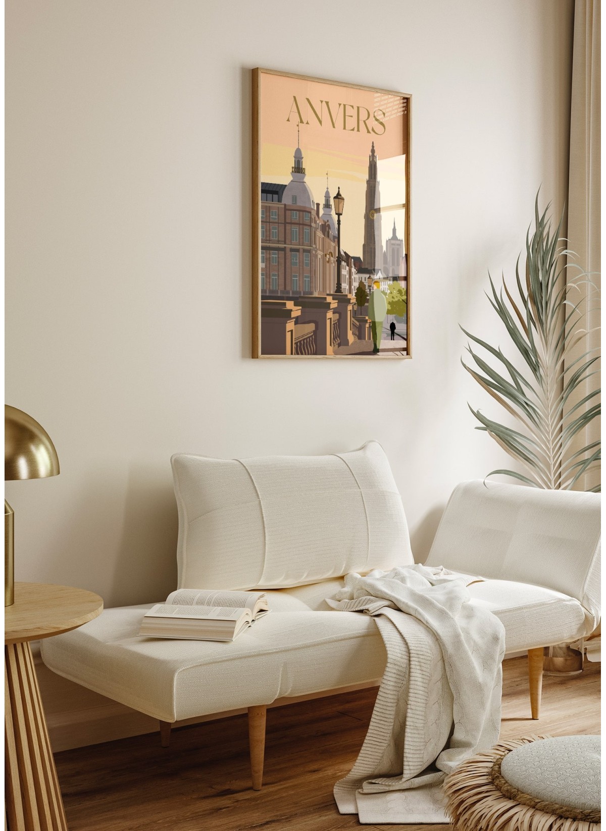 Affiche ville Anvers