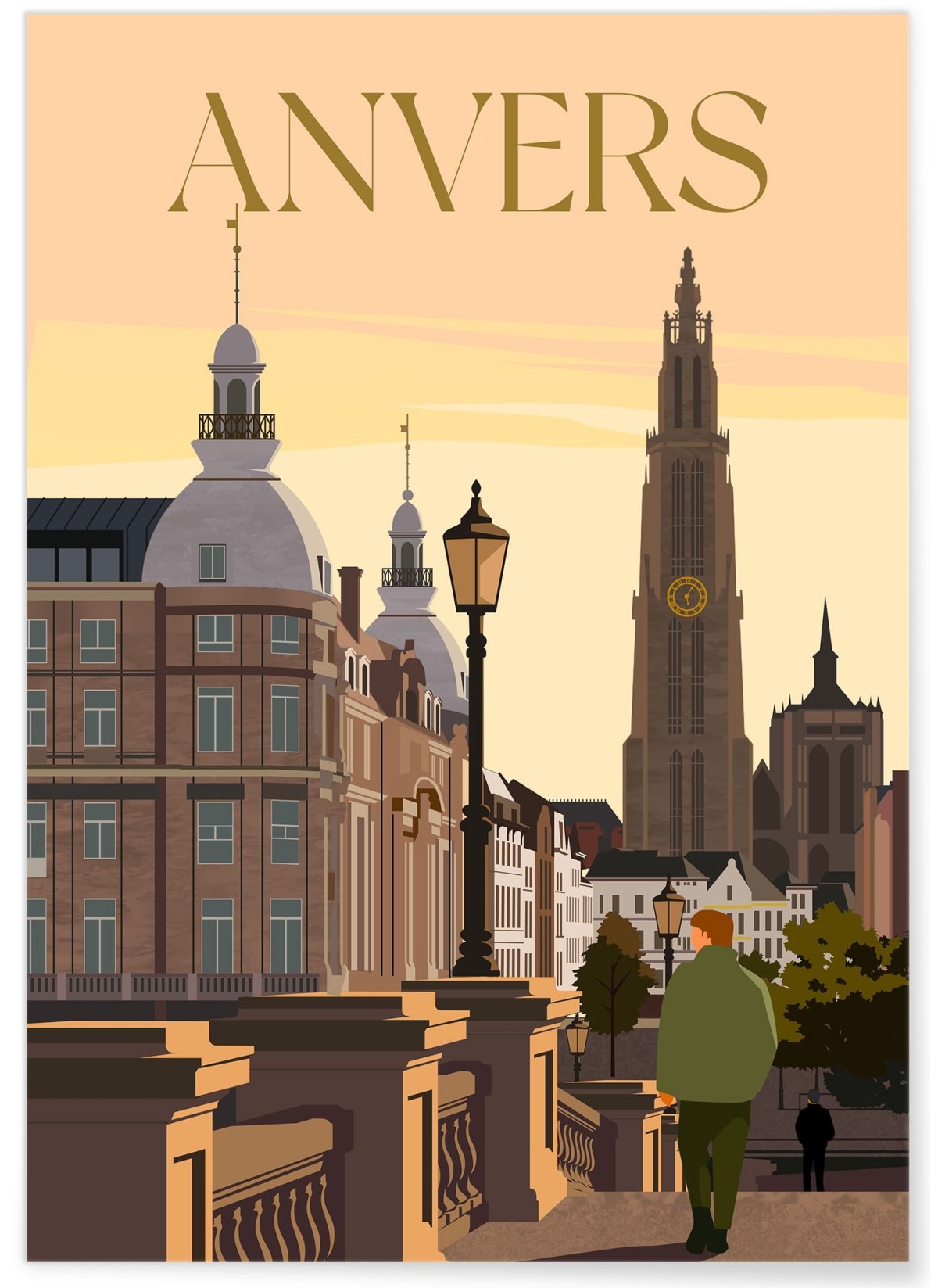 Affiche ville Anvers