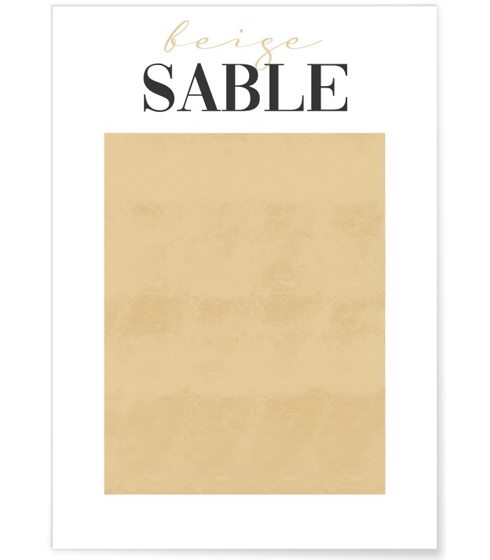 Affiche Beige Sable