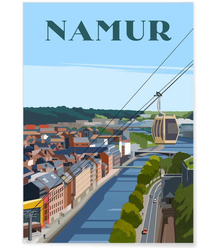 Affiche ville Namur