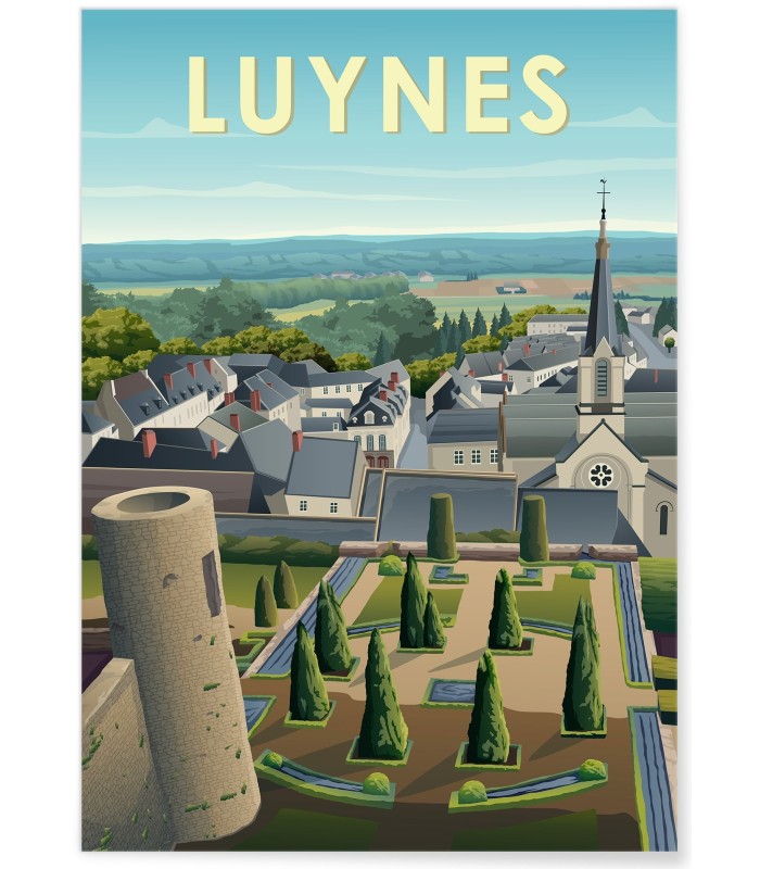 Affiche ville Luynes