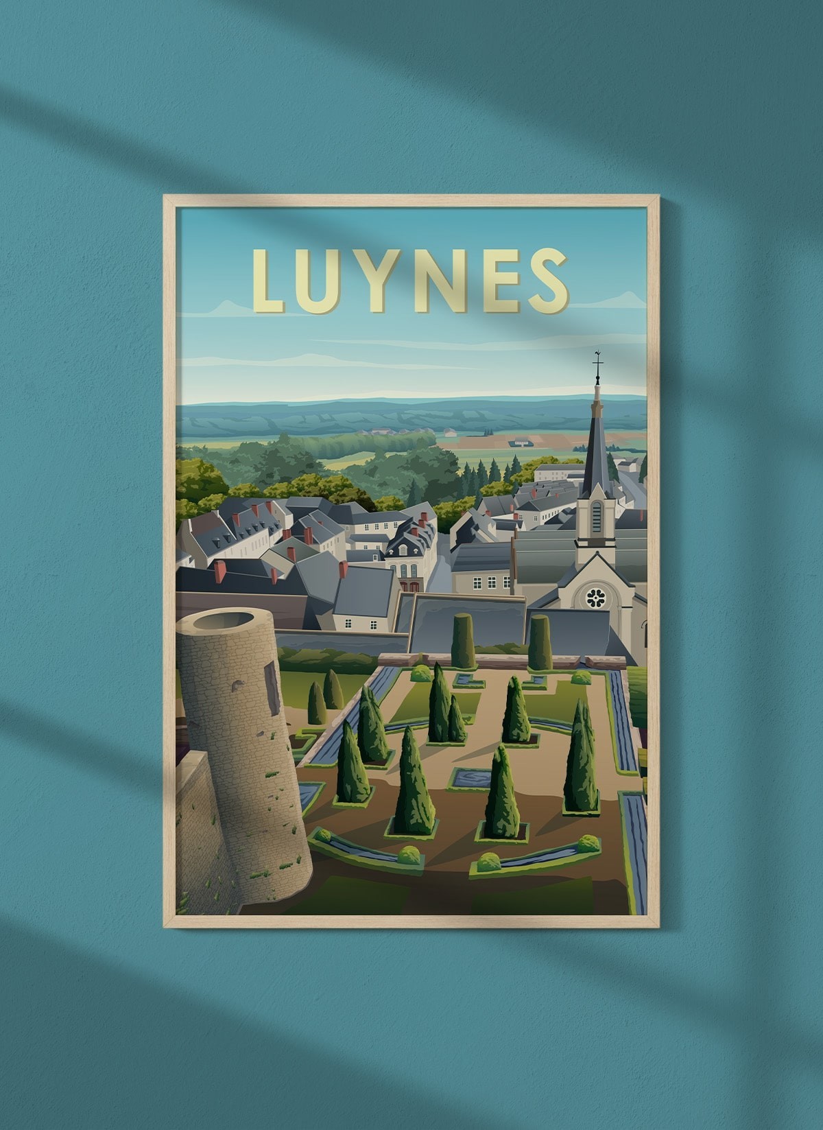 Affiche ville Luynes