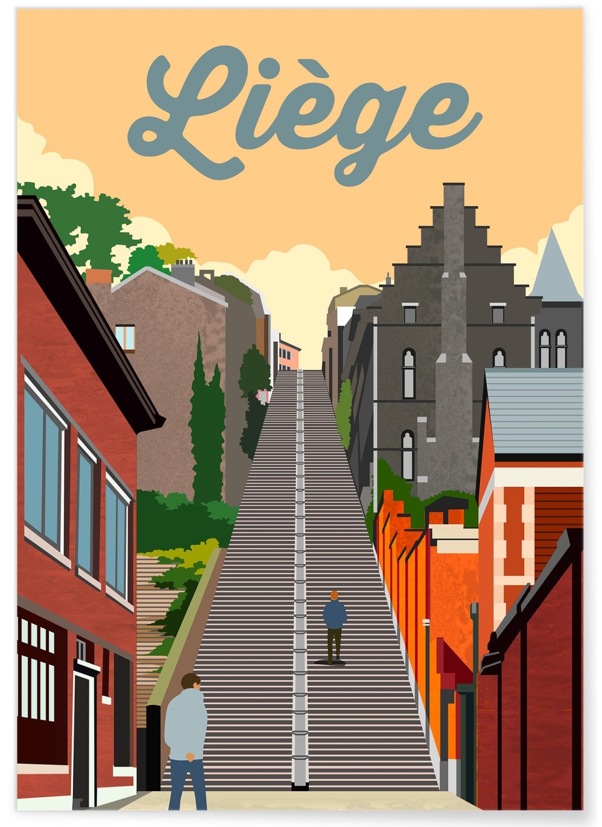 Affiche ville Liège