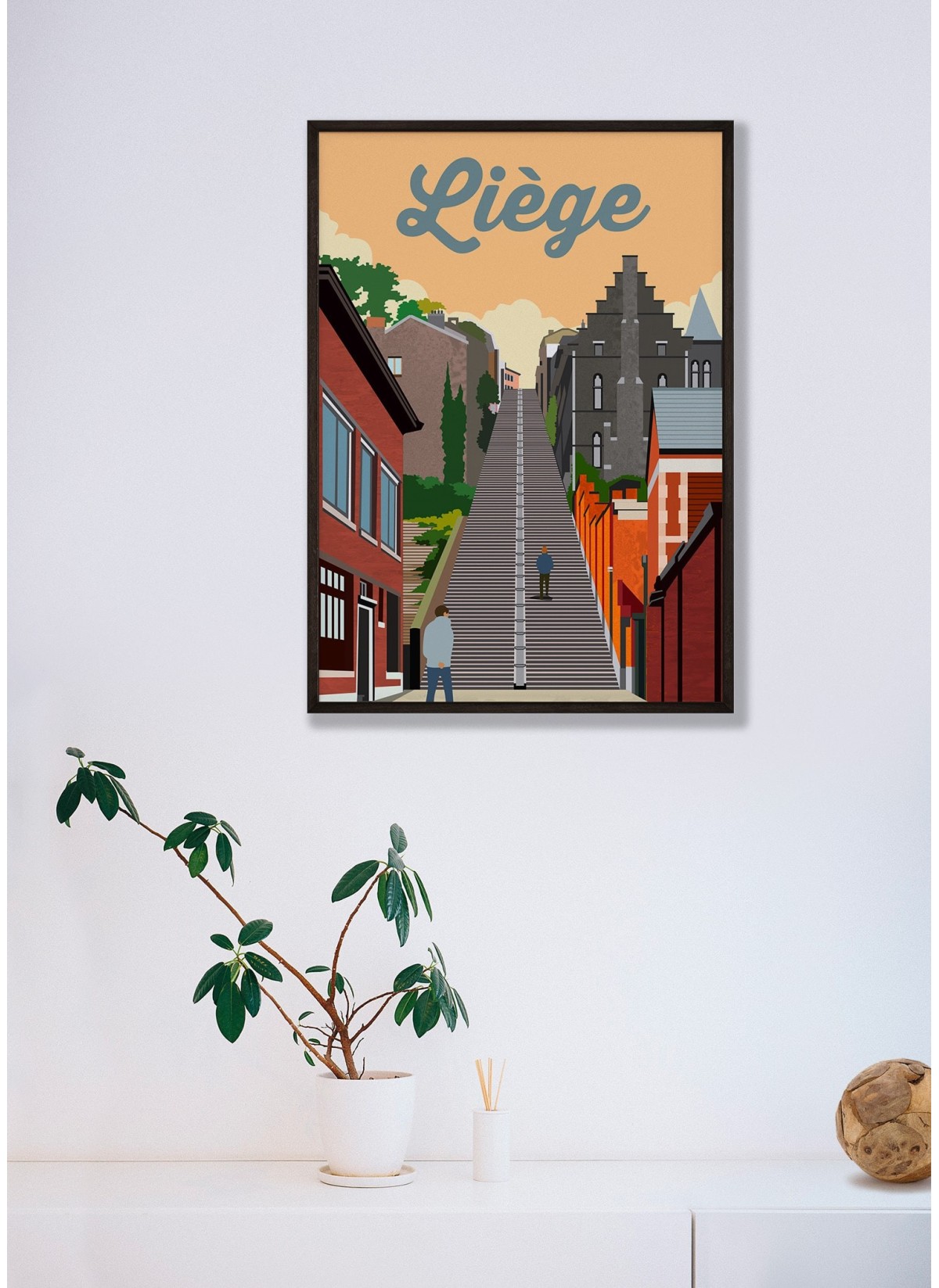 Affiche ville Liège