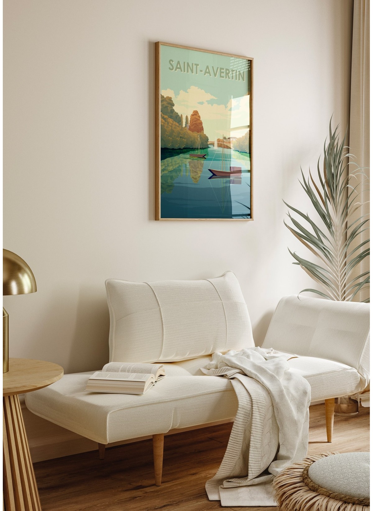 Affiche ville Saint-Avertin