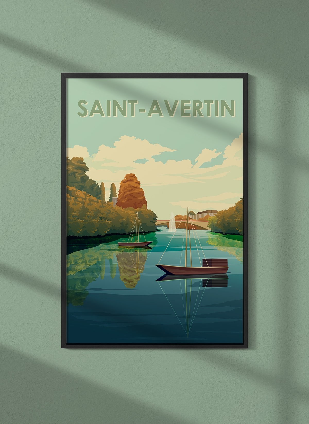 Affiche ville Saint-Avertin