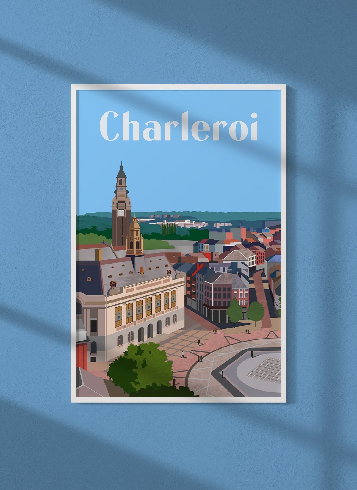 Affiche ville Charleroi