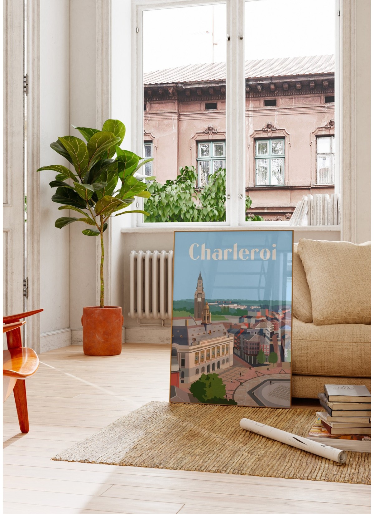 Affiche ville Charleroi