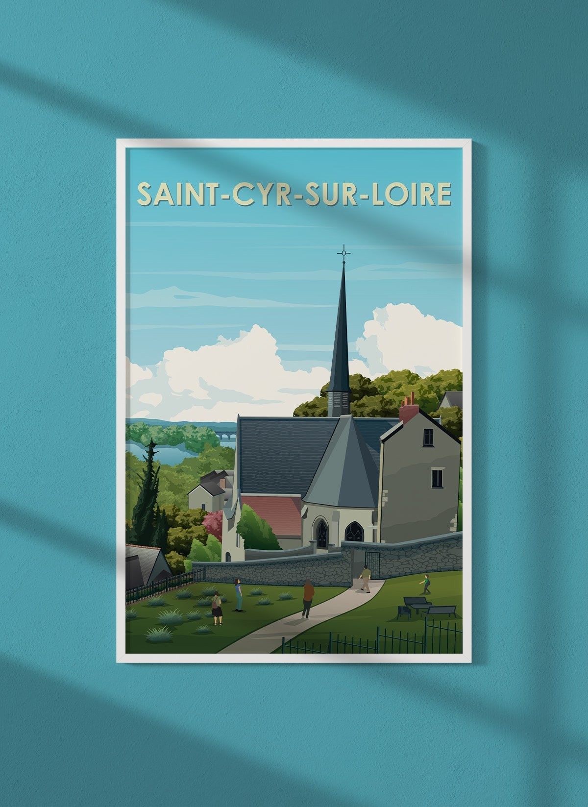 Affiche ville Saint-Cyr-sur-Loire