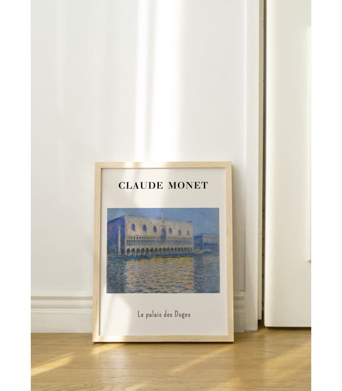 Affiche Claude Monet - Le Palais des Doges