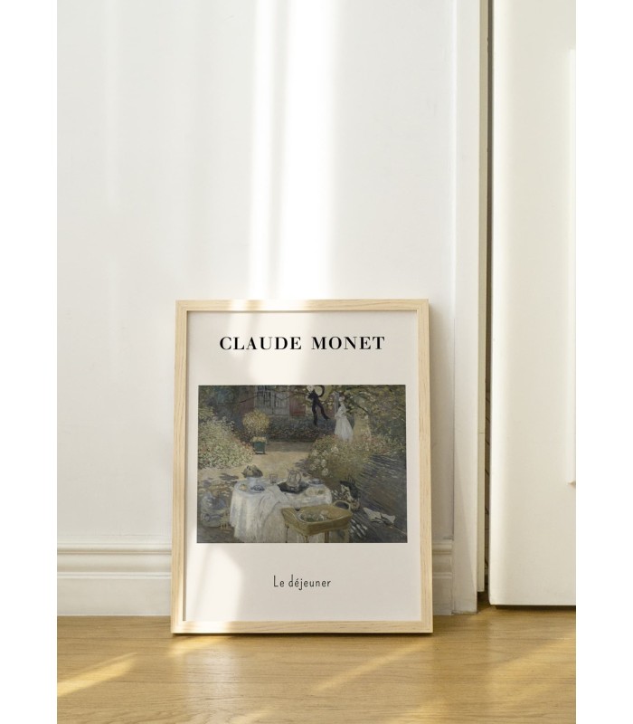 Affiche Claude Monet - Le Déjeuner