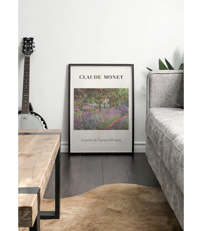 Affiche Claude Monet - Le Jardin de l'artiste à Giverny