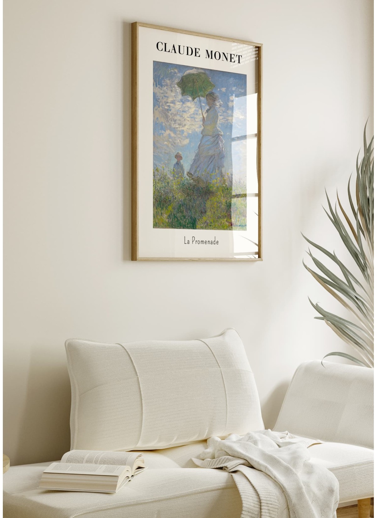 Affiche Claude Monet - La Promenade