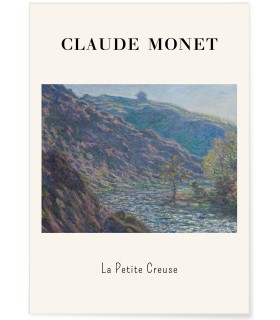 Affiche Claude Monet - La Petite Creuse