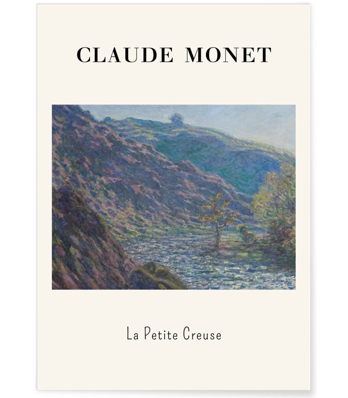 Affiche Claude Monet - La Petite Creuse