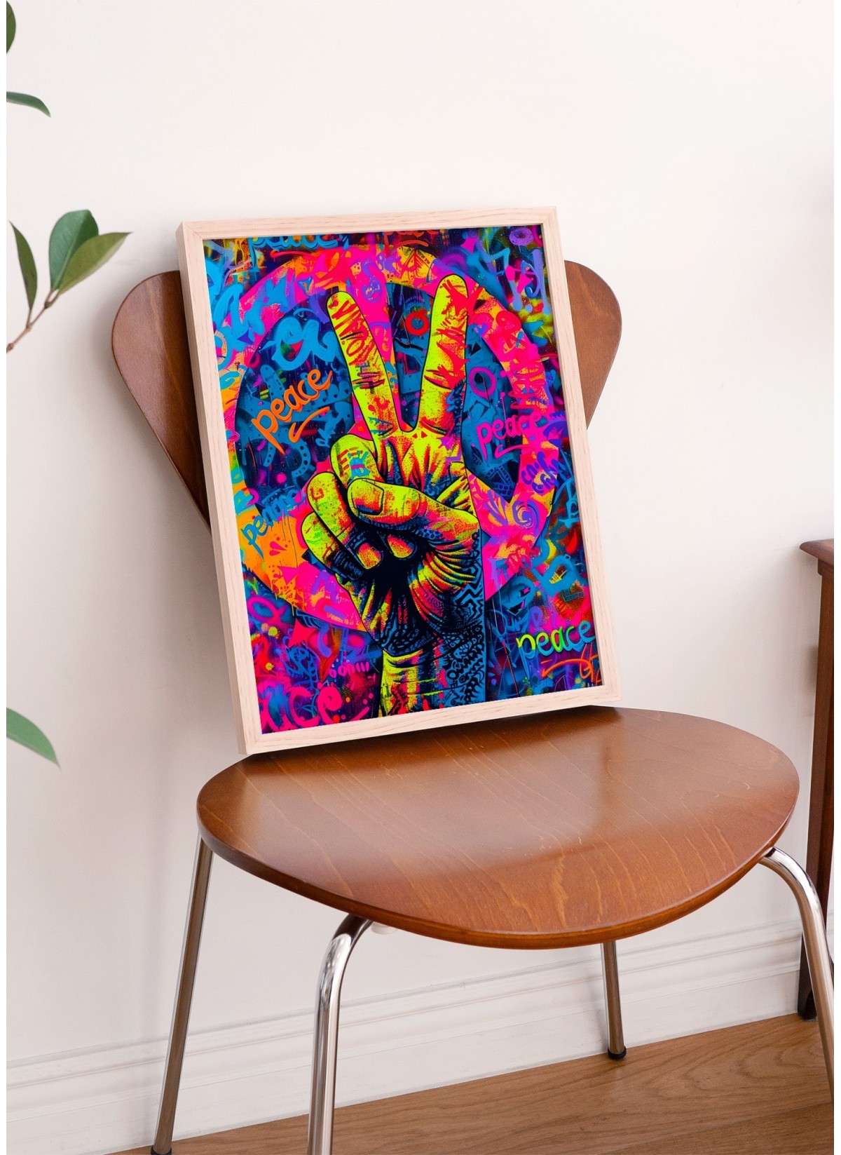 Affiche Peace Pop Art
