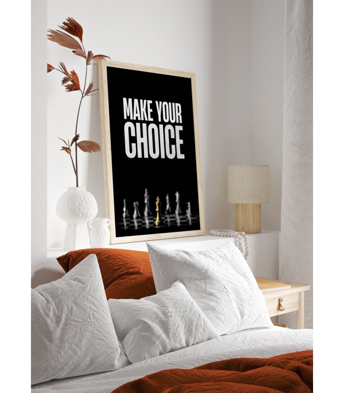 Affiche Motivation Make Your Choice