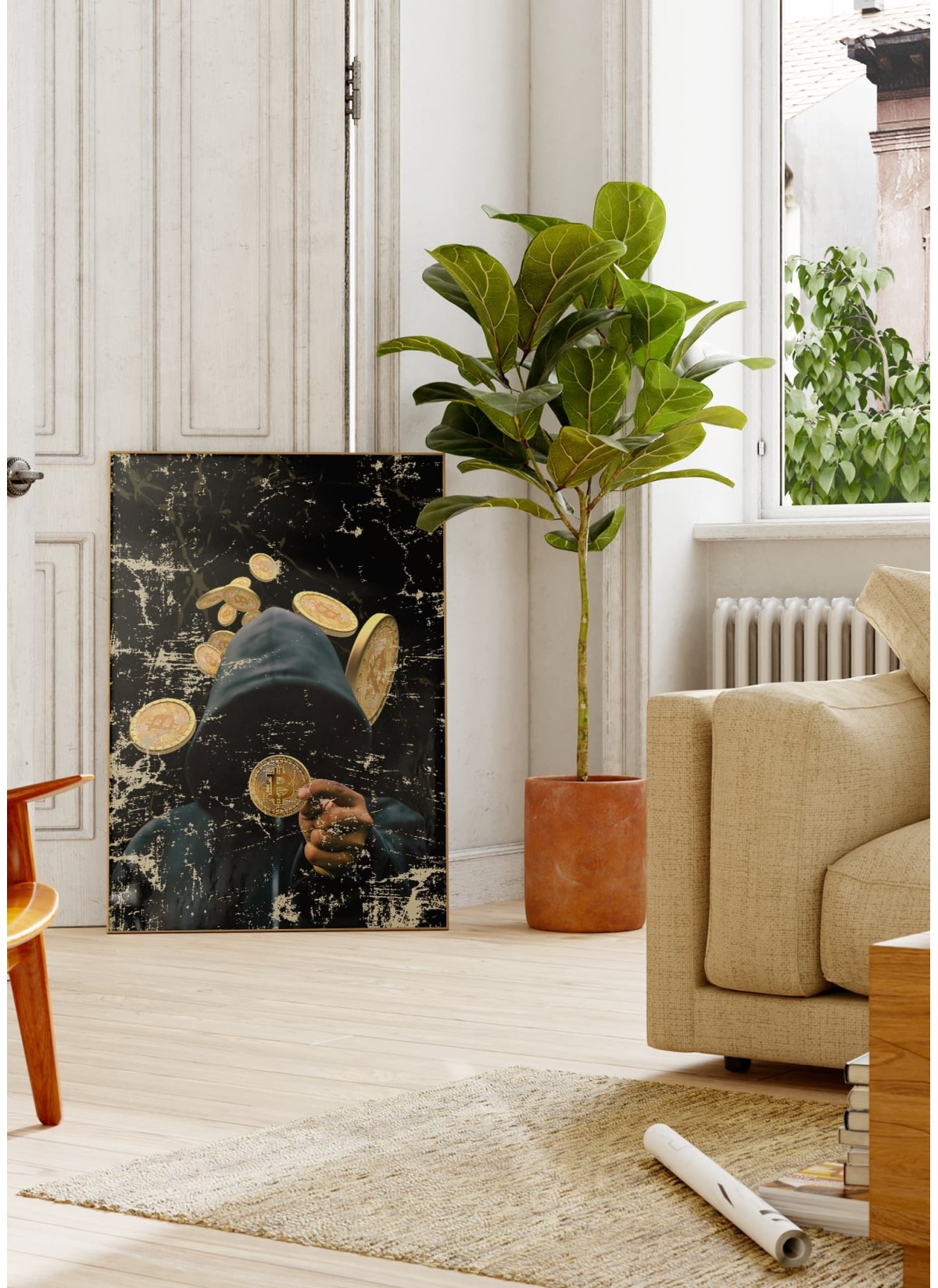 Affiche Motivation Cryptomonnaie