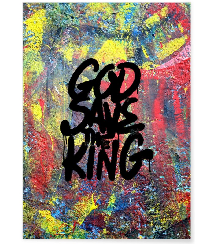 Affiche Motivation God save the King