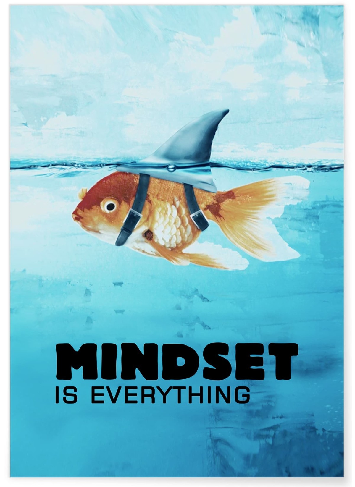 Affiche Motivation Mentalité de Gagnant