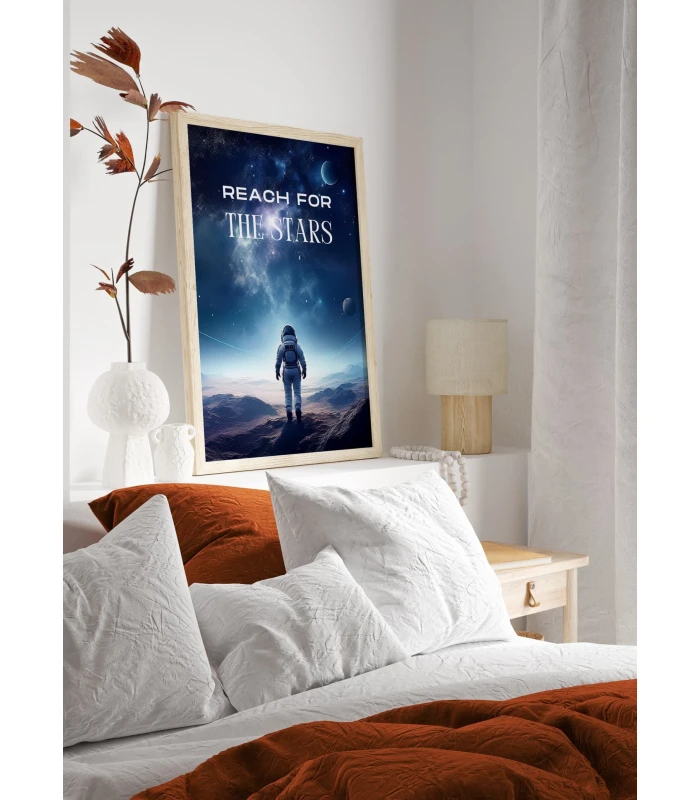 Affiche Motivation Reach for the Stars