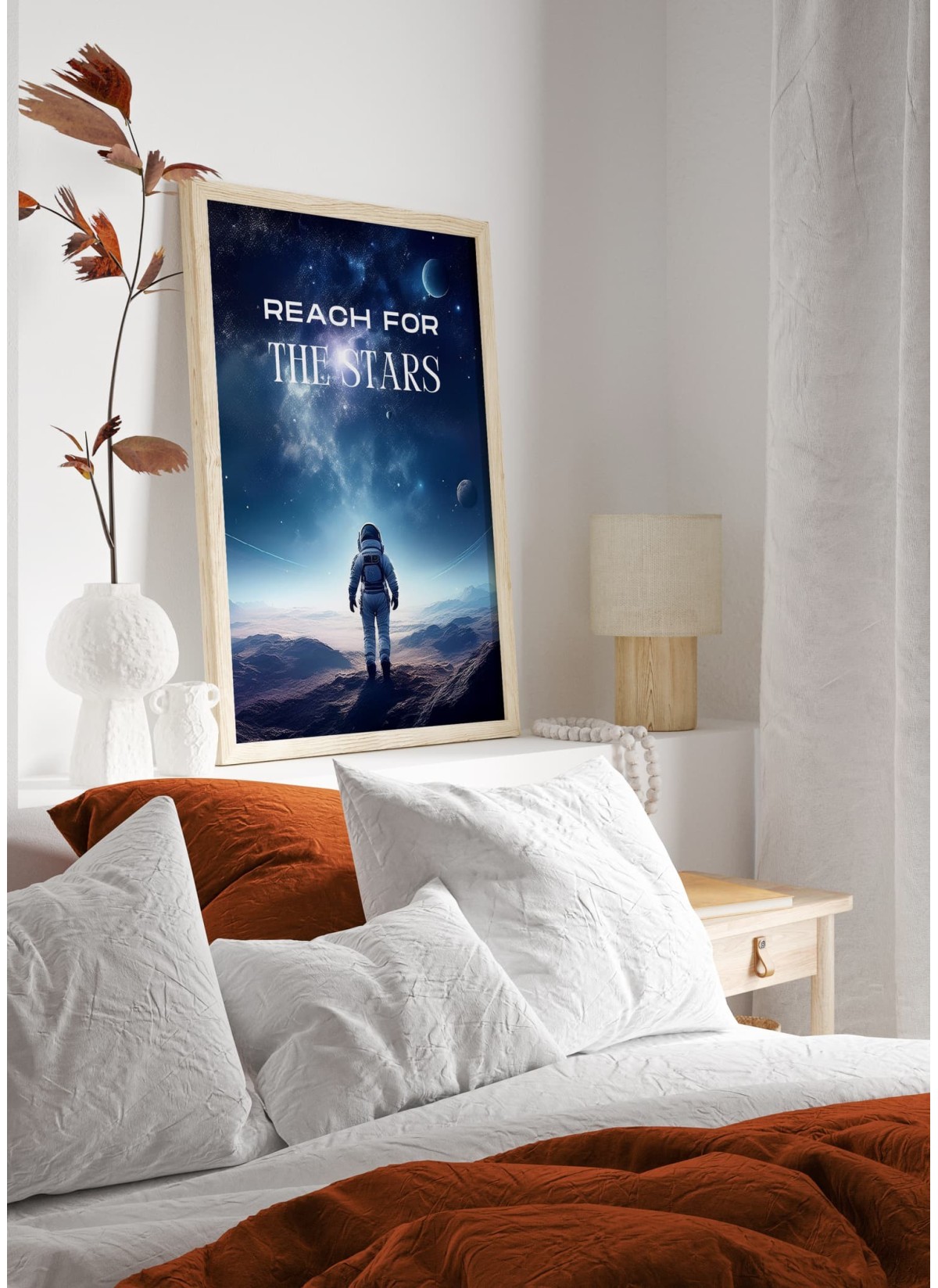 Affiche Motivation Reach for the Stars