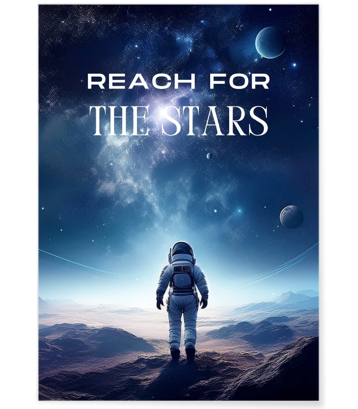 Affiche Motivation Reach for the Stars