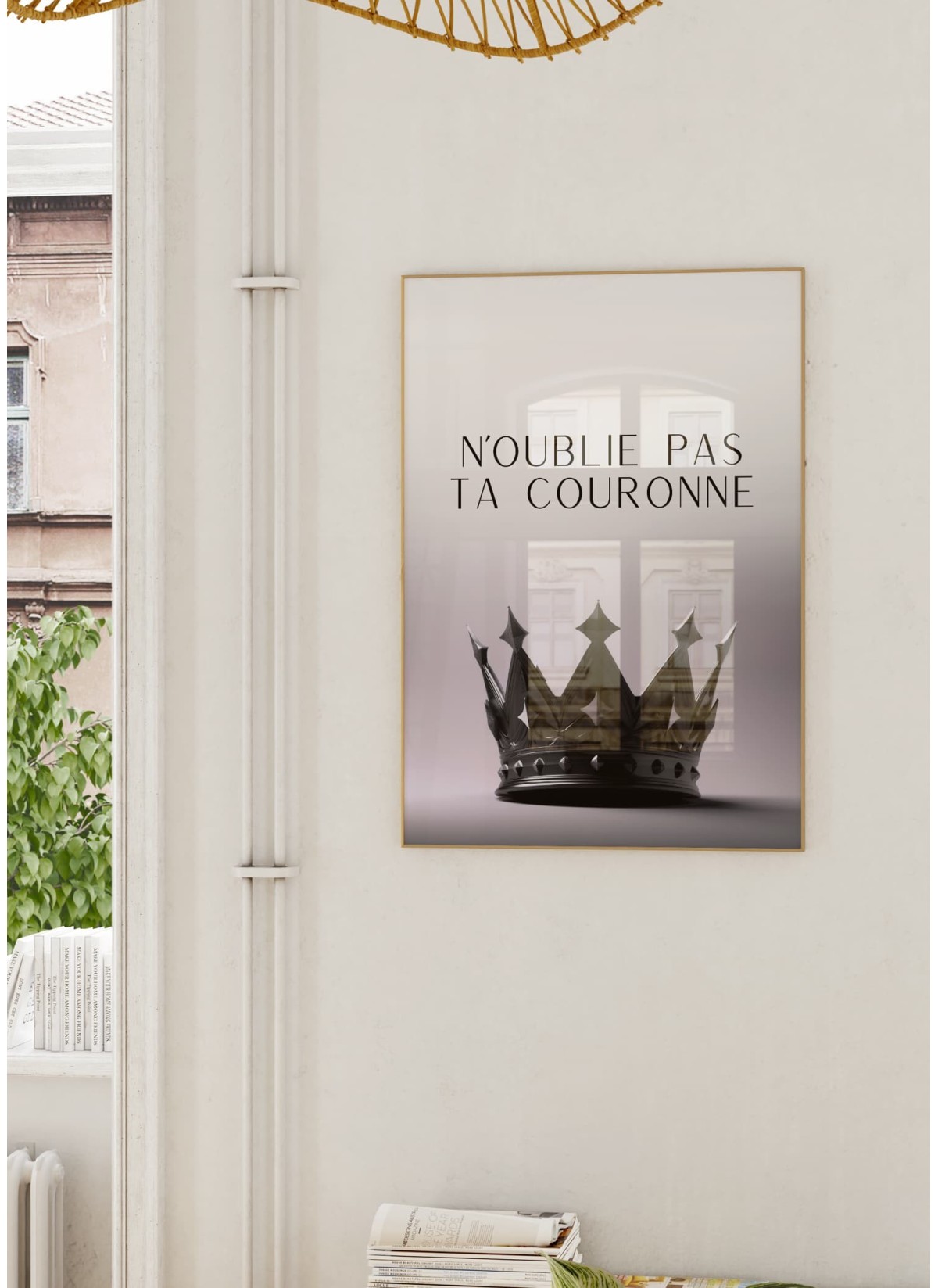 Affiche Motivation N'oublie Pas Ta Couronne