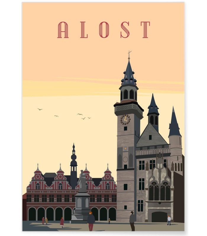 Affiche ville Alost