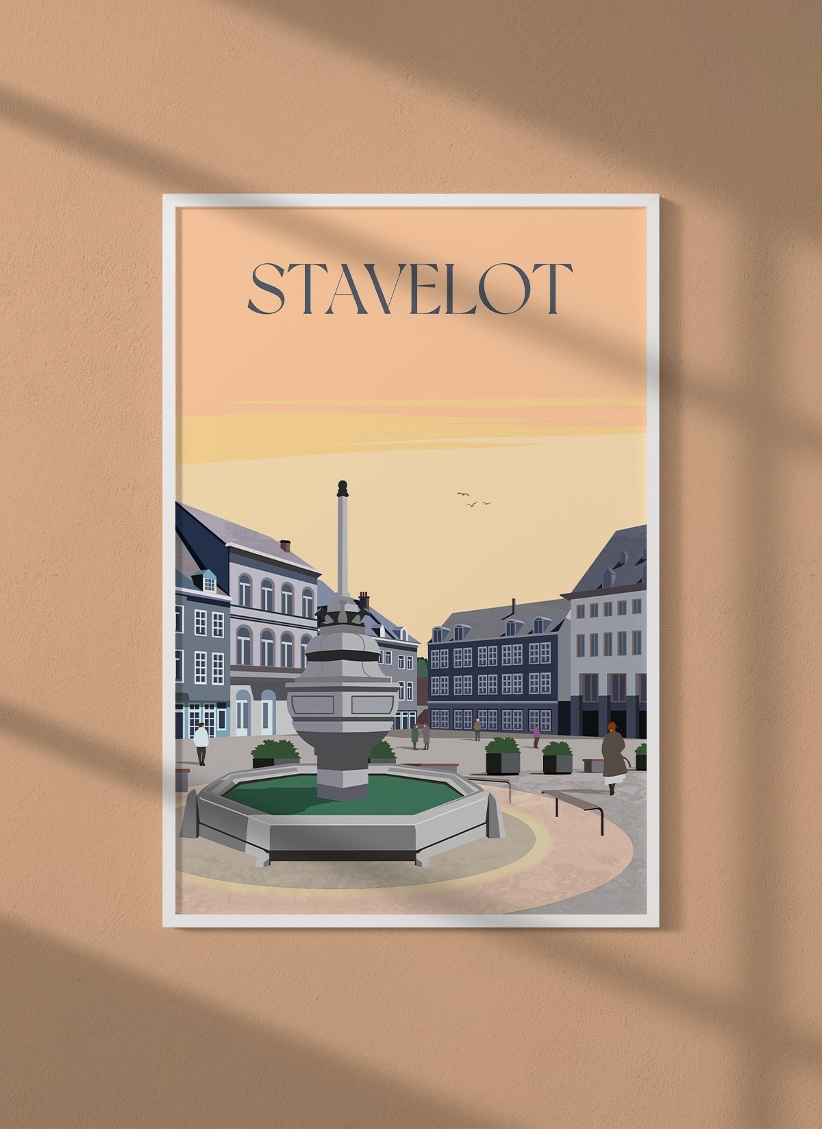 Affiche ville Stavelot