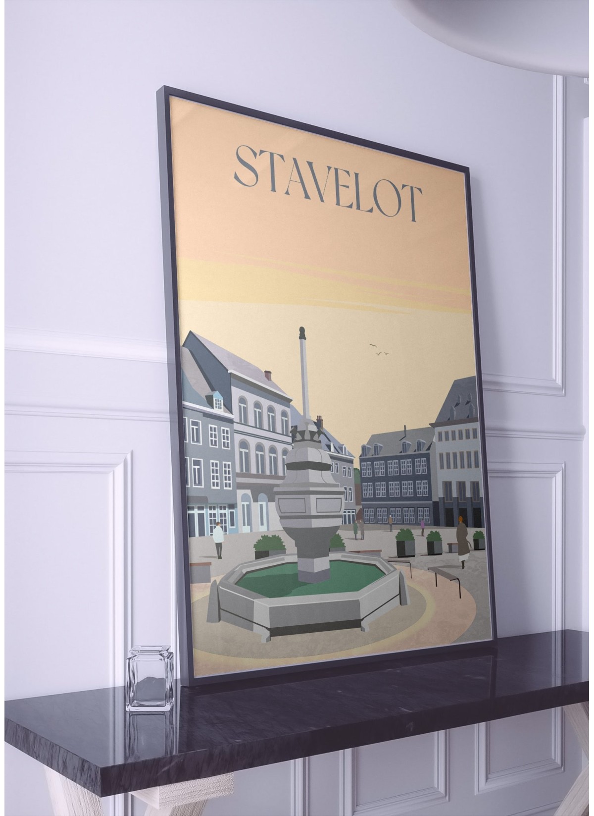 Affiche ville Stavelot