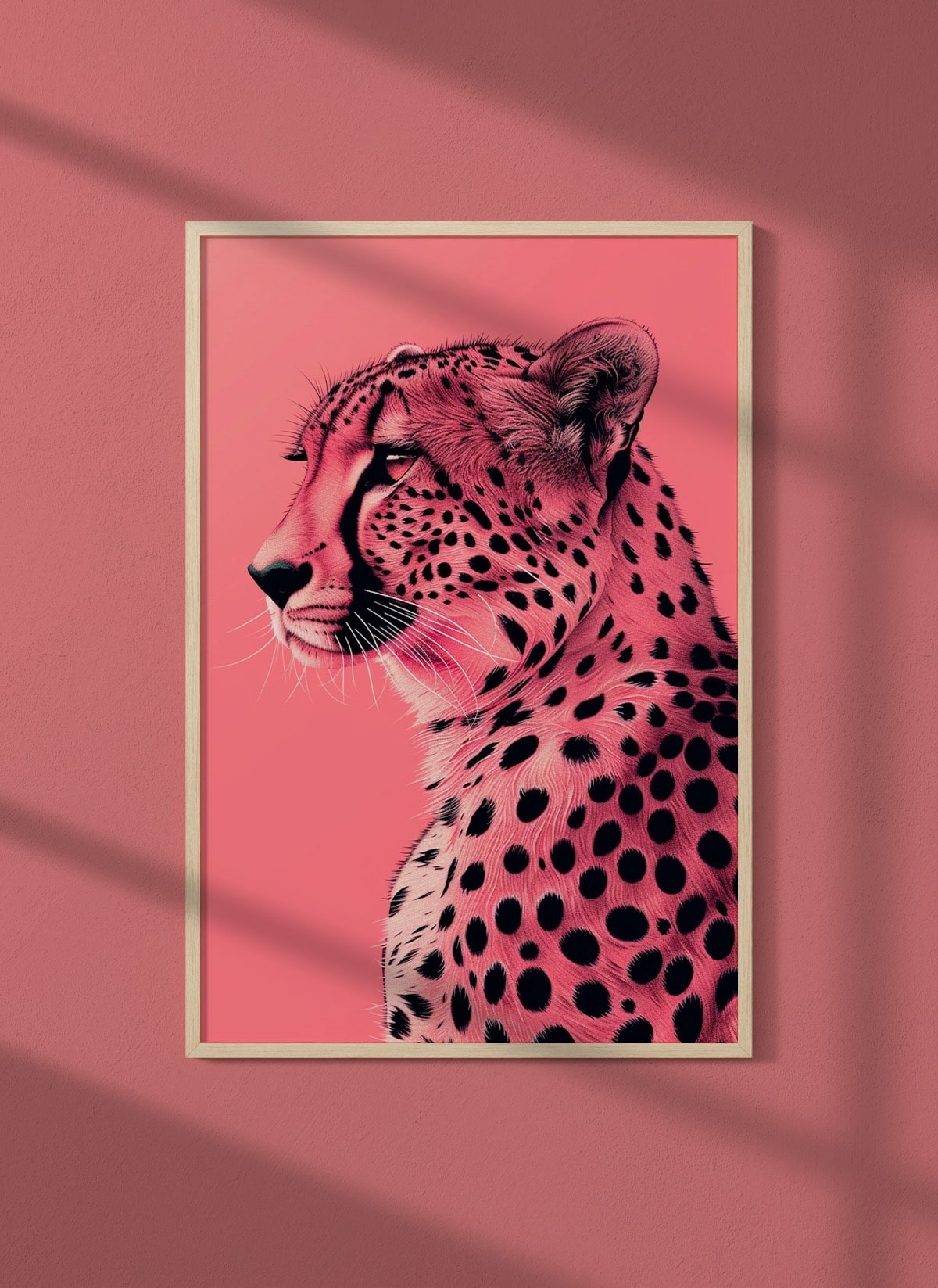 Affiche Guépard Pop Art
