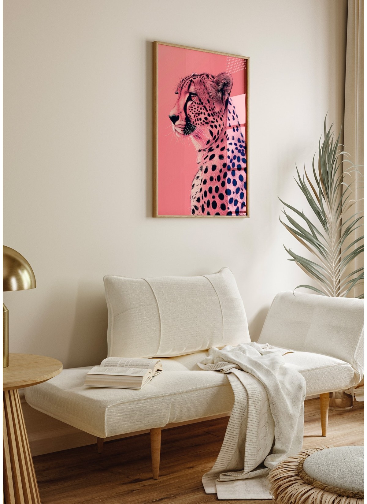 Affiche Guépard Pop Art