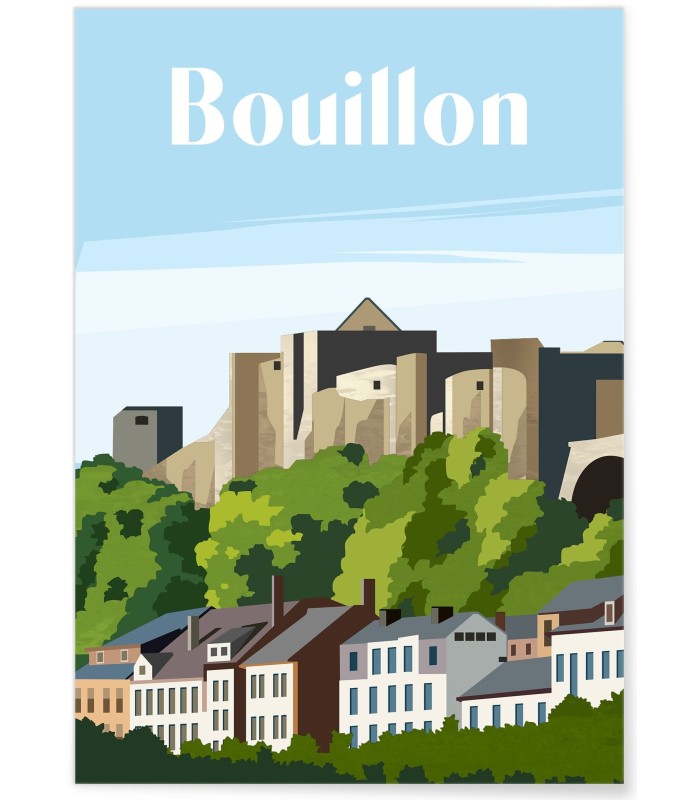 Affiche ville Bouillon