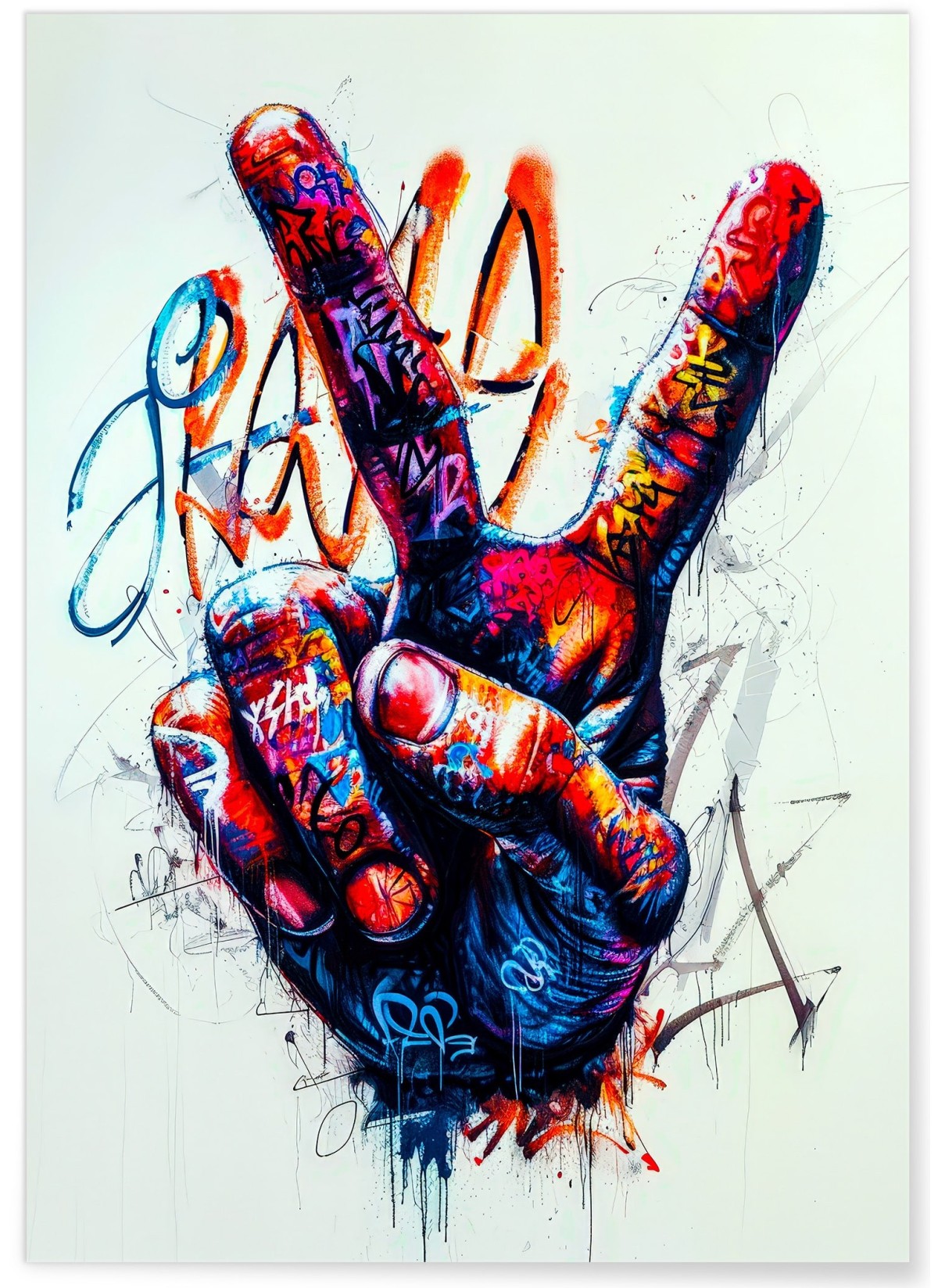 Affiche Victoire Pop Art