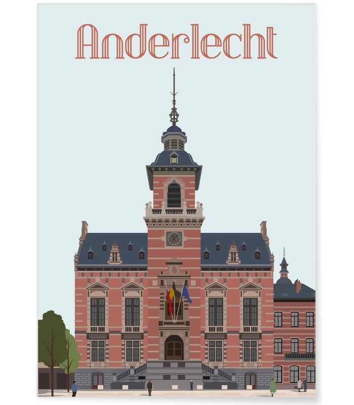 Affiche ville Anderlecht