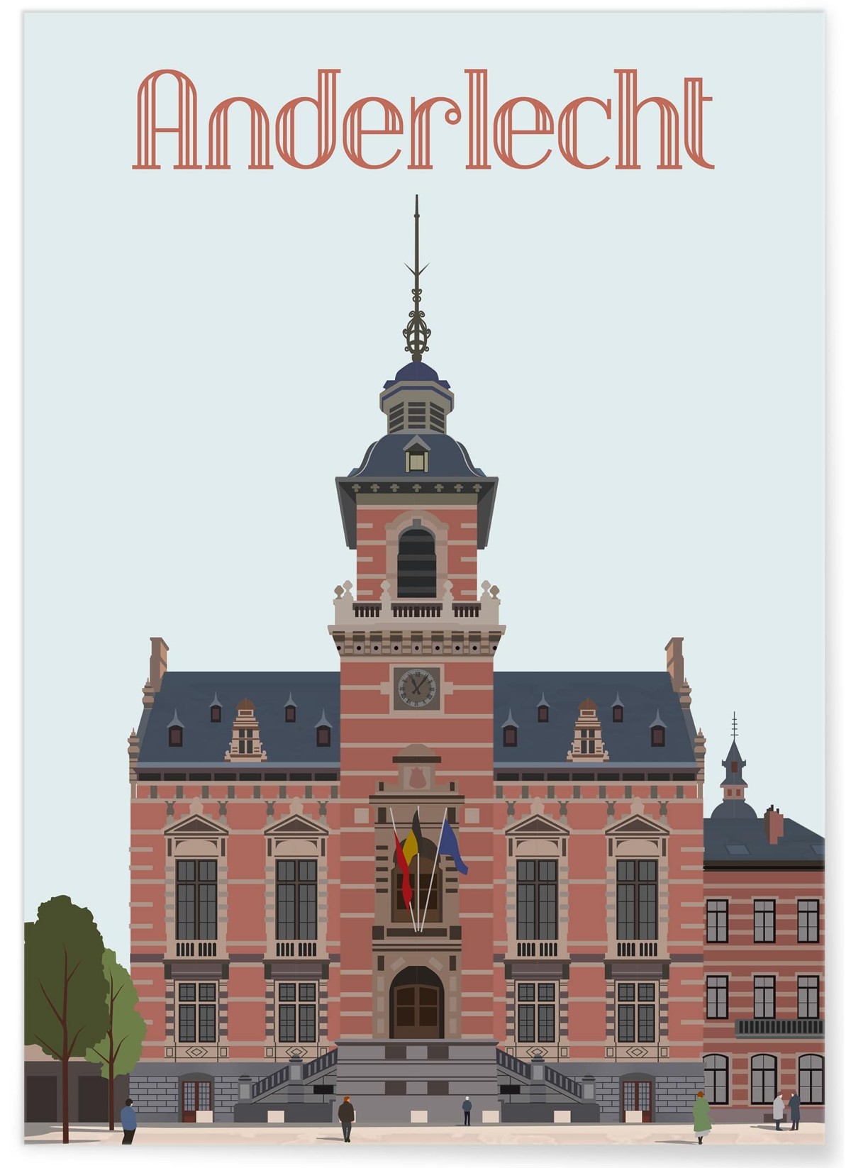 Affiche ville Anderlecht