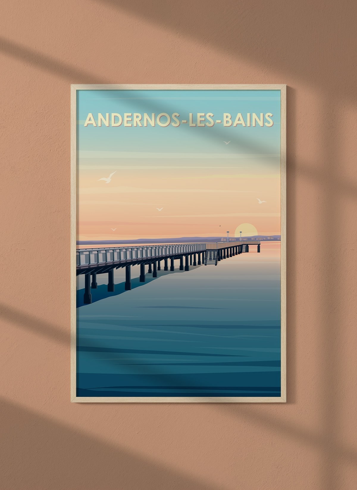 Affiche ville Andernos-les-Bains
