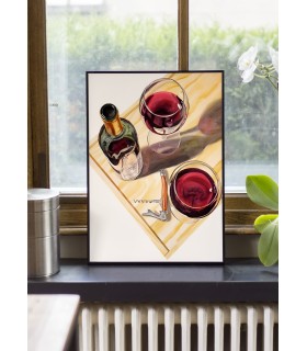 Vin rouge et apéritif