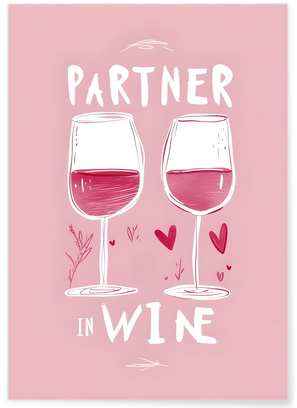 Affiche Partenaires de vin