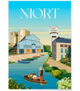 Affiche ville Niort 2