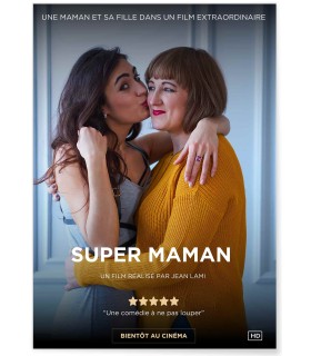 Affiche de Cinéma personnalisée pour Maman | Cadeau Fête des Mères original