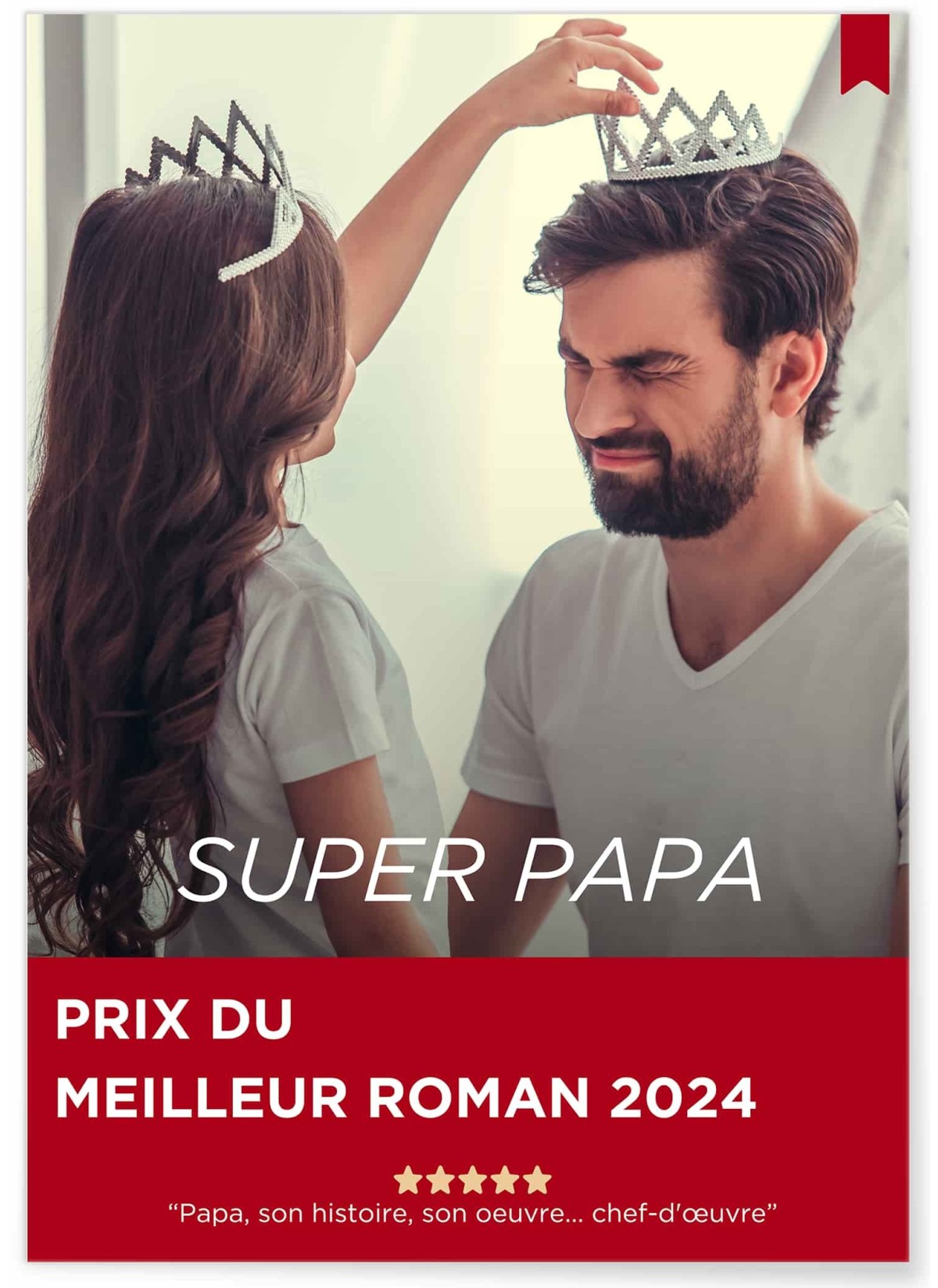 Affiche roman personnalisée pour Papa | Cadeau Fête des Pères original
